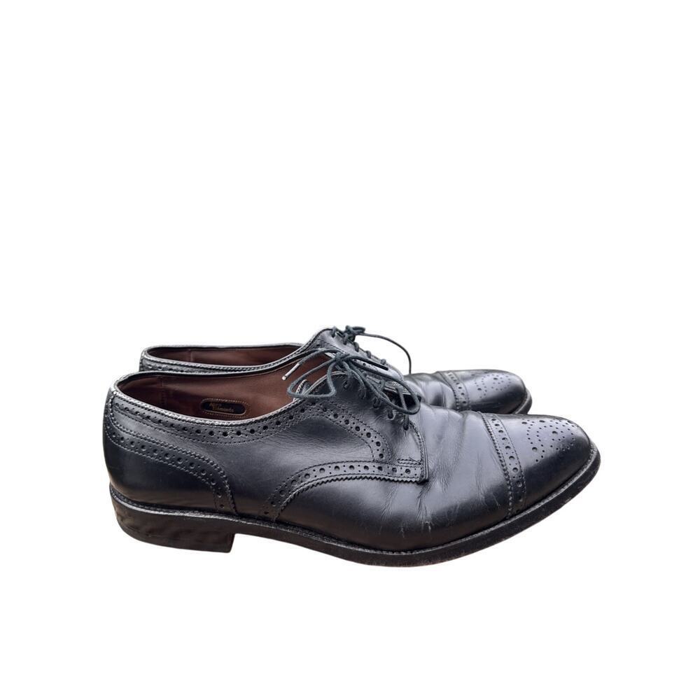 Allen Edmonds Men’s Sanford Dress Shoes Size 9 Leather Made In USA Black